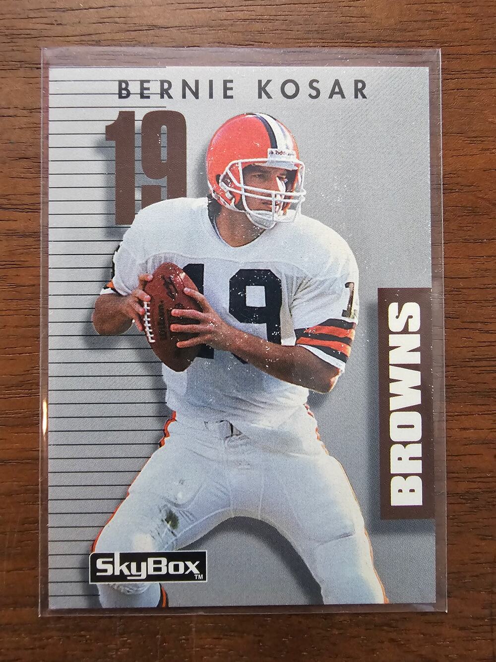 Bernie Kosar 1992 Skybox Primetime #19 - Cleveland Browns - NFL